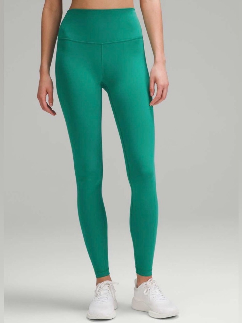 NWOT Lululemon Wunder Train High-Rise Tight 28"- Cascadia Green/ Size 0